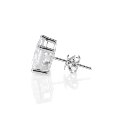 Princess Cut Stud (Single - 片耳) (0.30ct ~ 1.50ct)