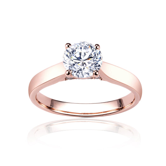 Four Prongs Solitaire Diamond Ring (0.30ct ~ 1.50ct)