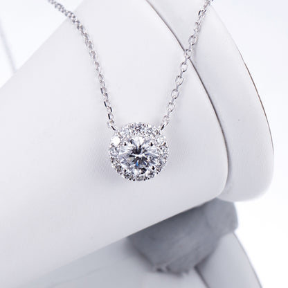 Halo Diamond Pendant (0.30ct ~ 1.50ct)