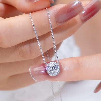 Halo Diamond Pendant (0.30ct ~ 1.50ct)