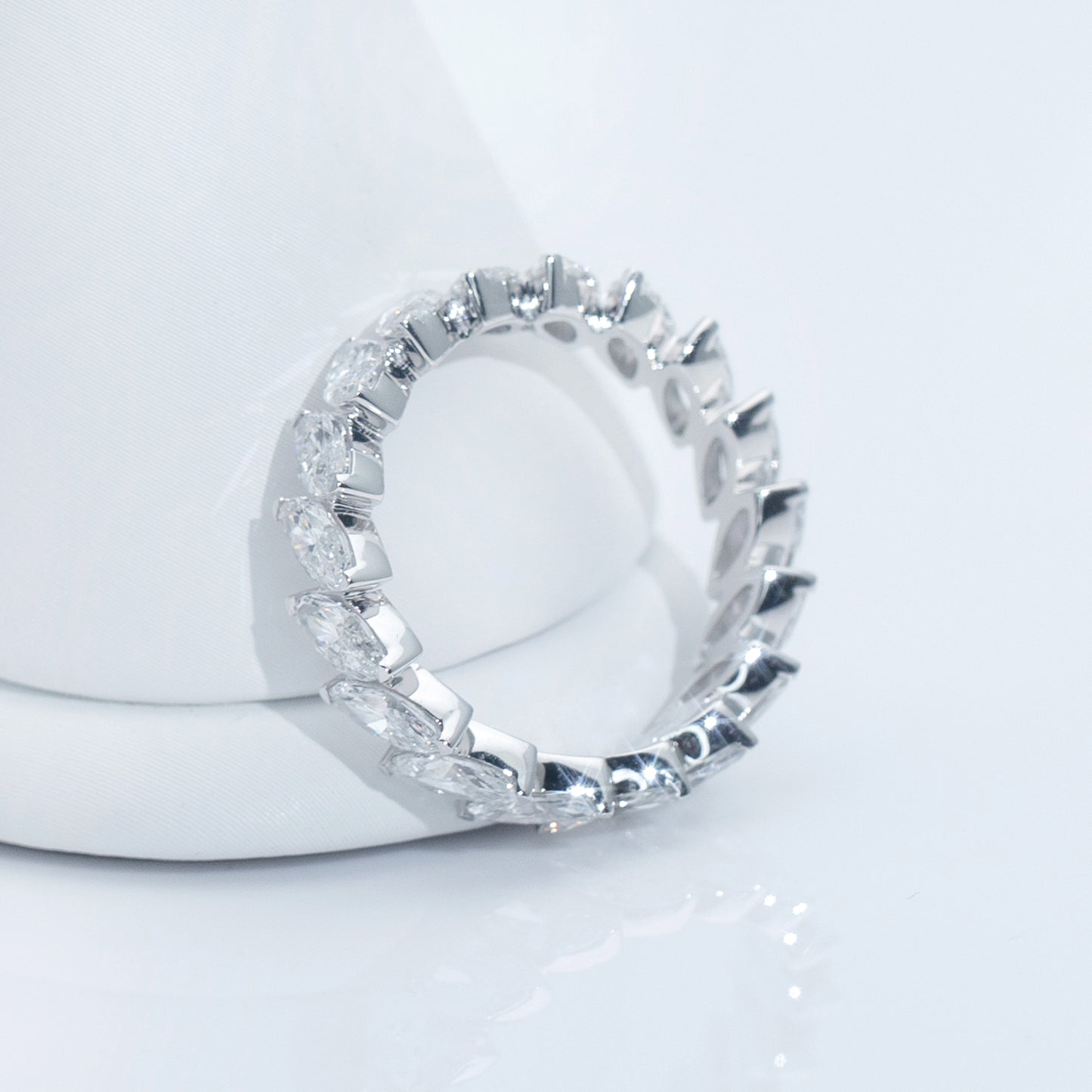 Marquise Eternity Ring (3.30ct ~ 4.40ct)