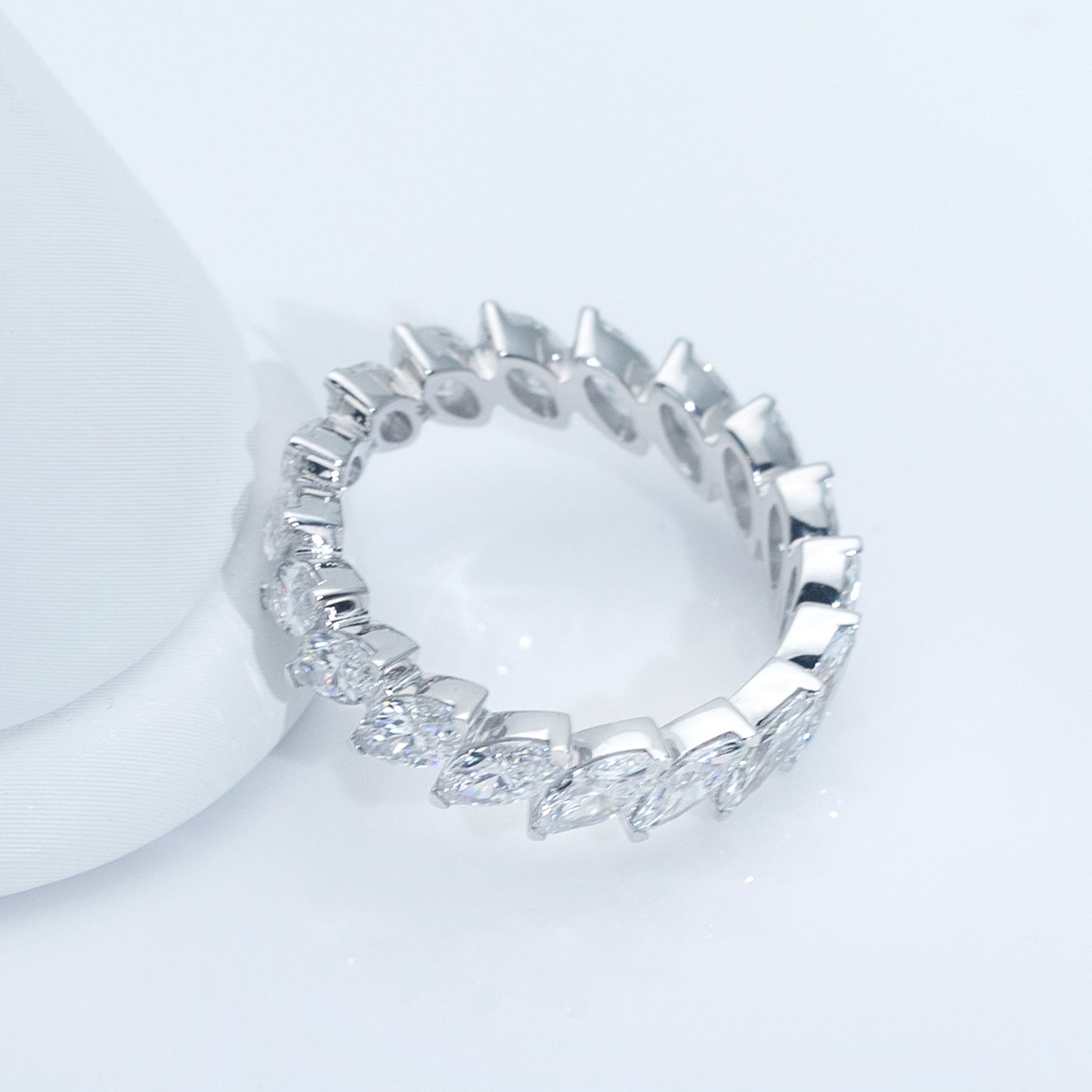 Marquise Eternity Ring (3.30ct ~ 4.40ct)